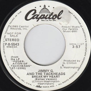 Jimmy G And The Tackheads- Break My Heart