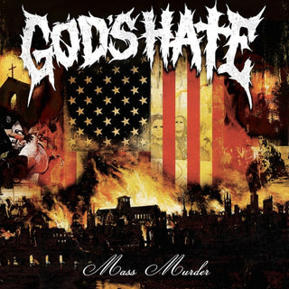 God's Hate- Mass Murder (1st Press Orange/Black Mix Vinyl) (Used Vinyl)