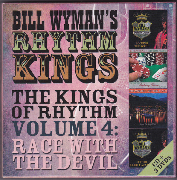 Bill Wyman's Rhythm Kings (Rolling Stones)- The Kings Of Rhythm Volume 4: Race With The Devil (1X CD/ 3X DVD)