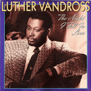 Luther Vandross- The Night I Fell In Love (Sticker On Sleeve, See Photo)