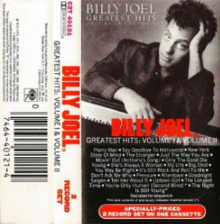 Billy Joel- Greatest Hits Volume 1 & Volume 2 (Used Cassette)
