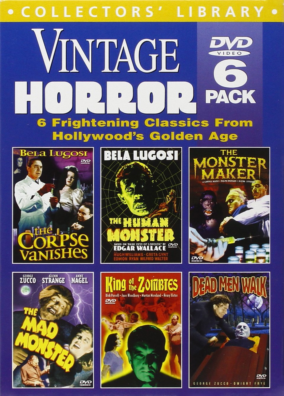 Vintage Horror 6 Pack