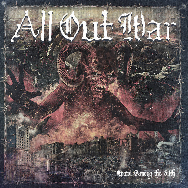 All Out War- Crawl Among The Filth (Cloudy Orange)(Sealed)