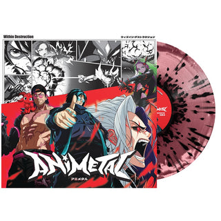 Within Destruction- ANIMETAL [Burgundy/Pink/Black Splatter LP] (Indie Exclusive) (PREORDER)