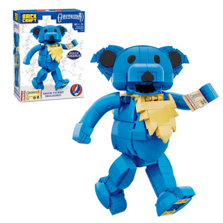Grateful Dead Stealie Blue Dancing Bear Brickcraft Building Brick Kit