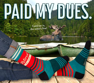 Retired As Fuck Men's Socks