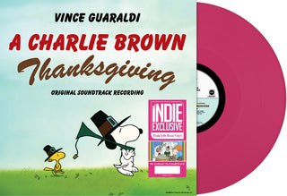 Vince Guaraldi- A Charlie Brown Thanksgiving (RSD Essential Pink Jelly Bean Vinyl) (PREORDER)