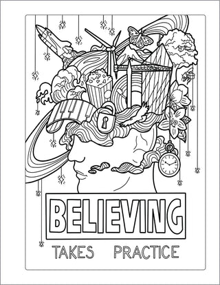 Empowered: A Coloring Book for Teens