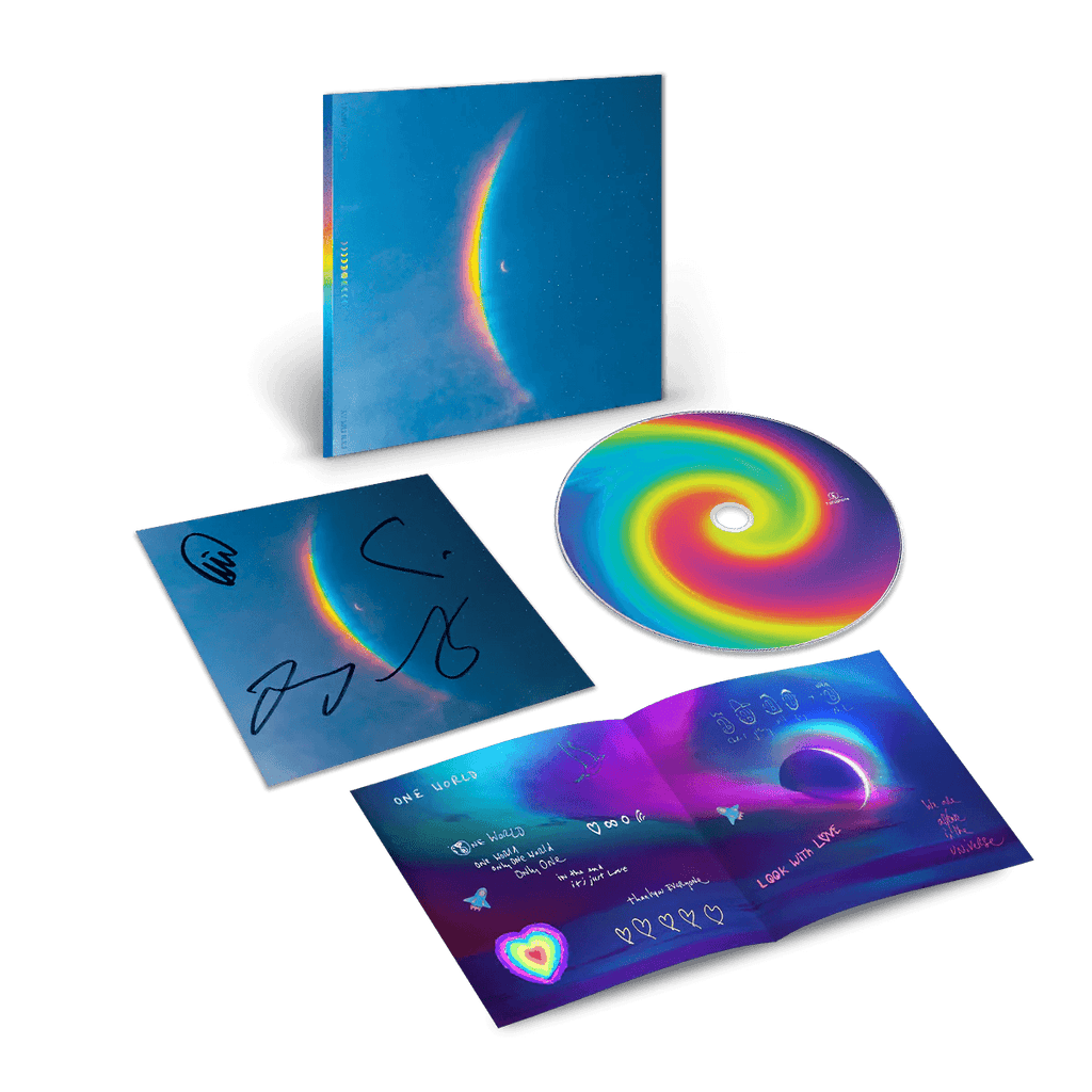 Coldplay- Moon Music (EcoCD w/ Autographed Art Card) – Darkside Records