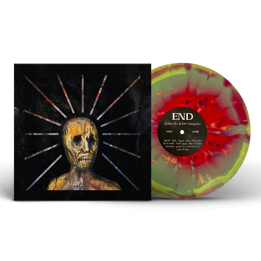 End- Splinters From An Ever-Changing Face (Red/Olive/Green/Yellow w/Splatter)