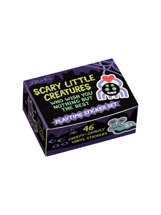 Scary Creatures Sticker Set