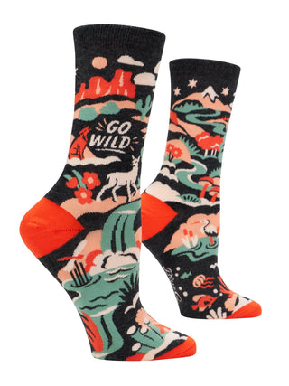 Go Wild Crew Socks