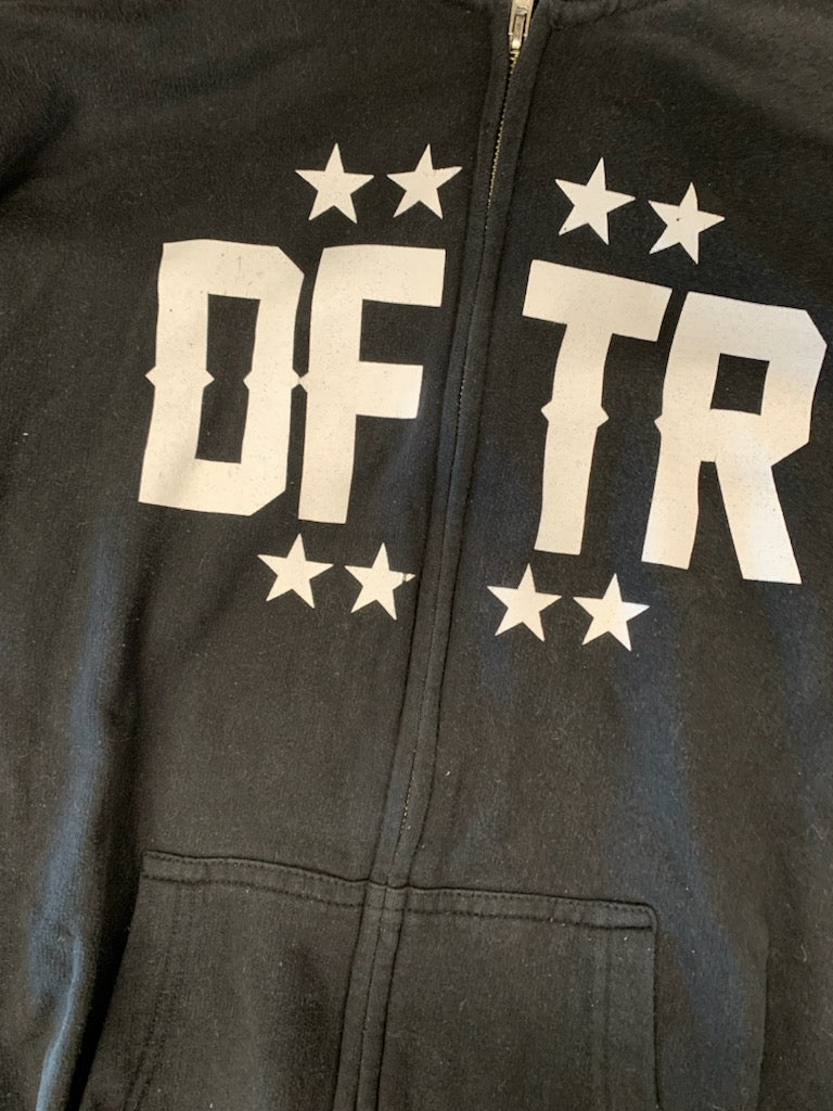 Defeater DFTR Zip-Up Hoodie, Black, M