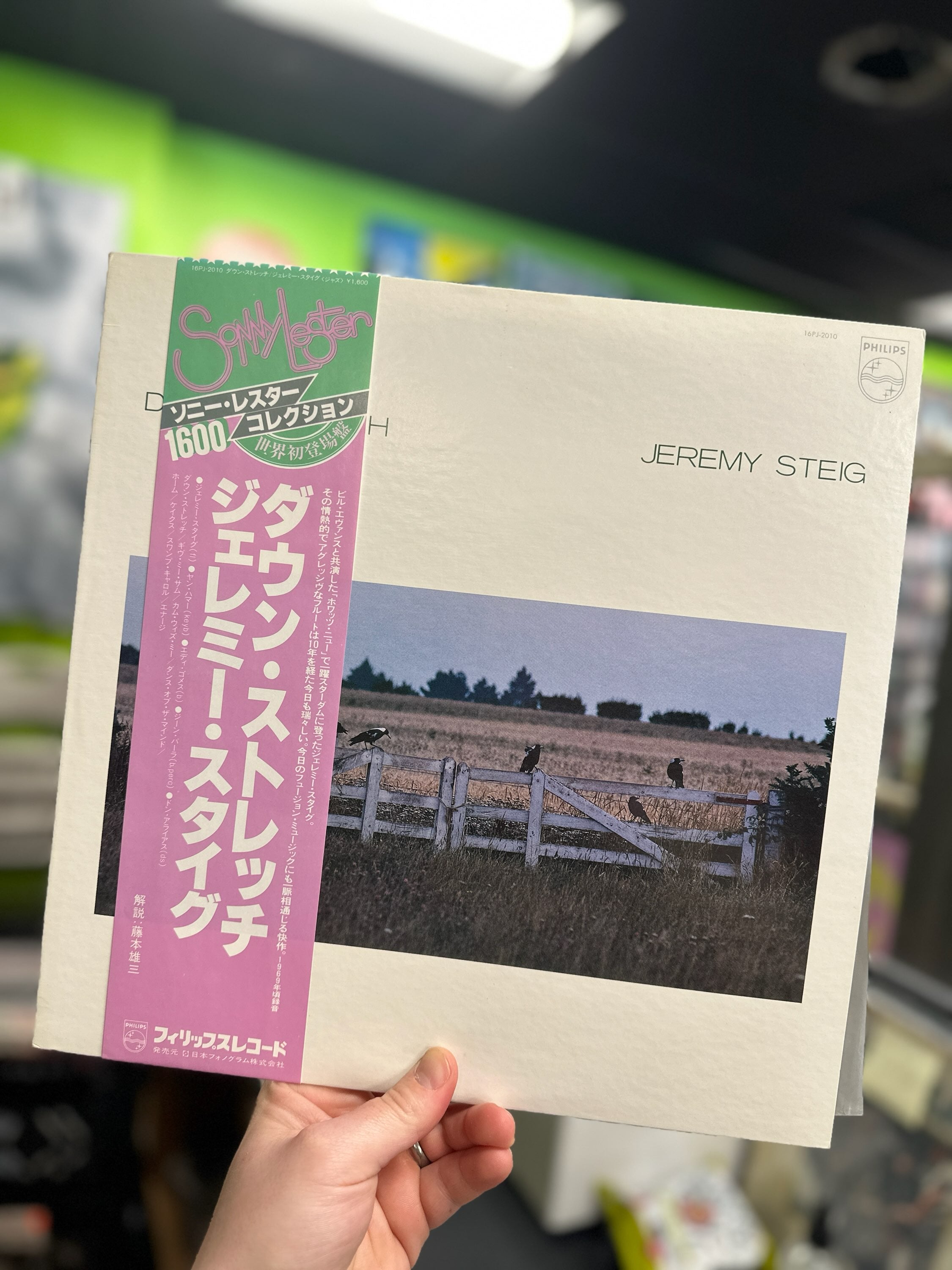 Jeremy Steig- Down Stretch (Japanese Pressing)