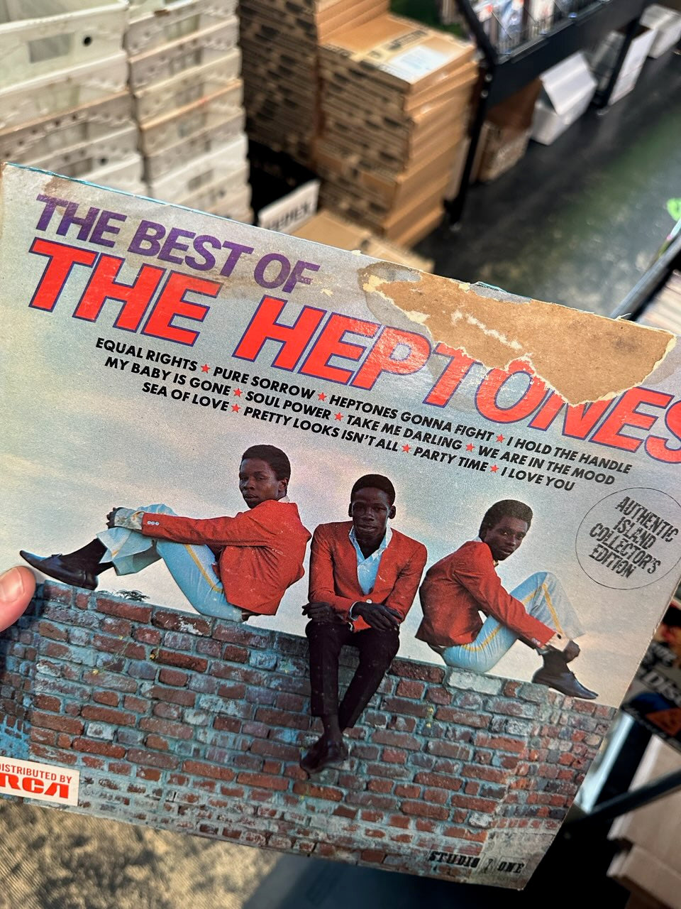 The Heptones- The Best Of The Heptones (1st US Press, Sleeve Damage, S