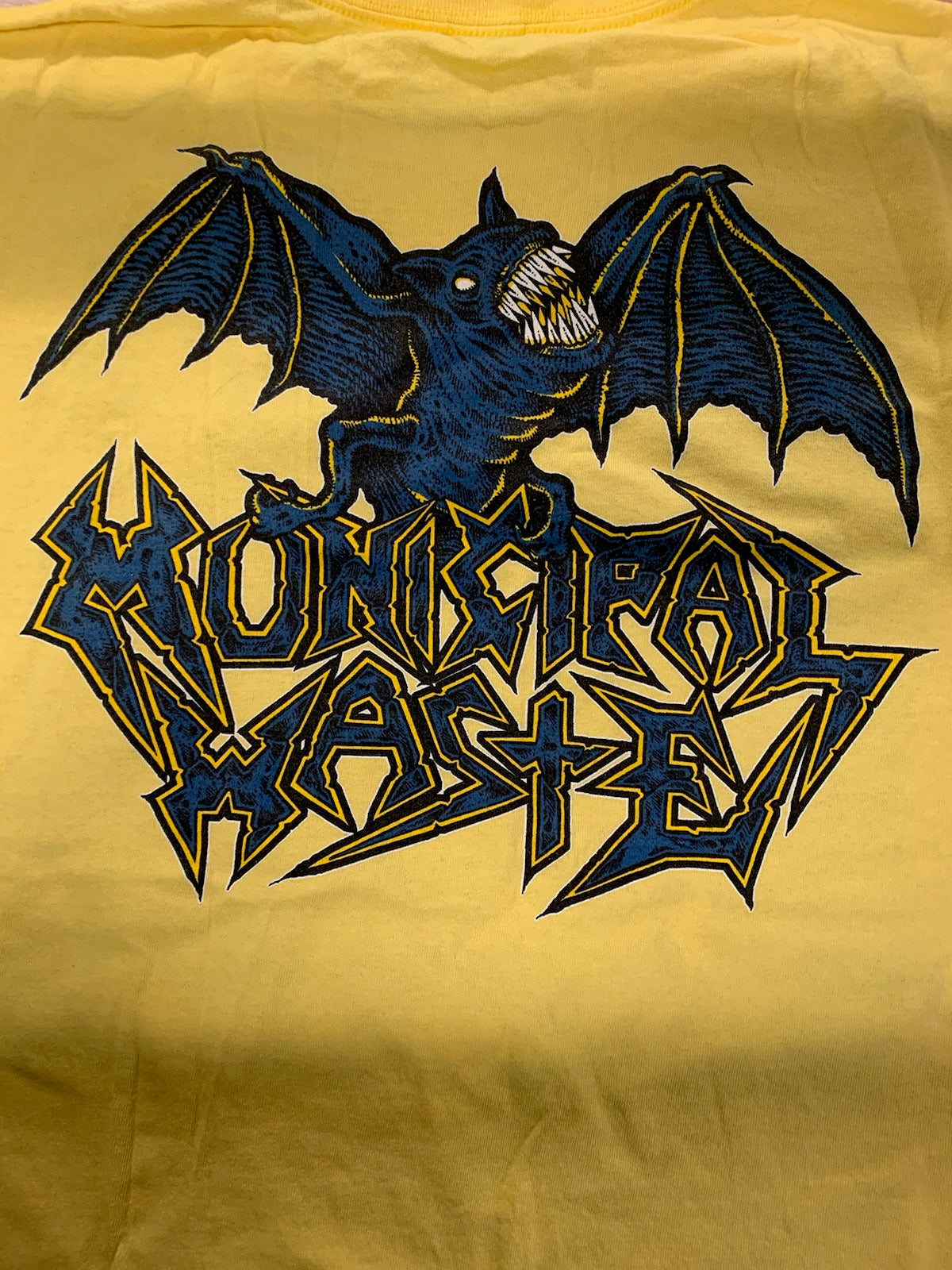 Municipal Waste Toxic Zombie T-Shirt, Yellow, L