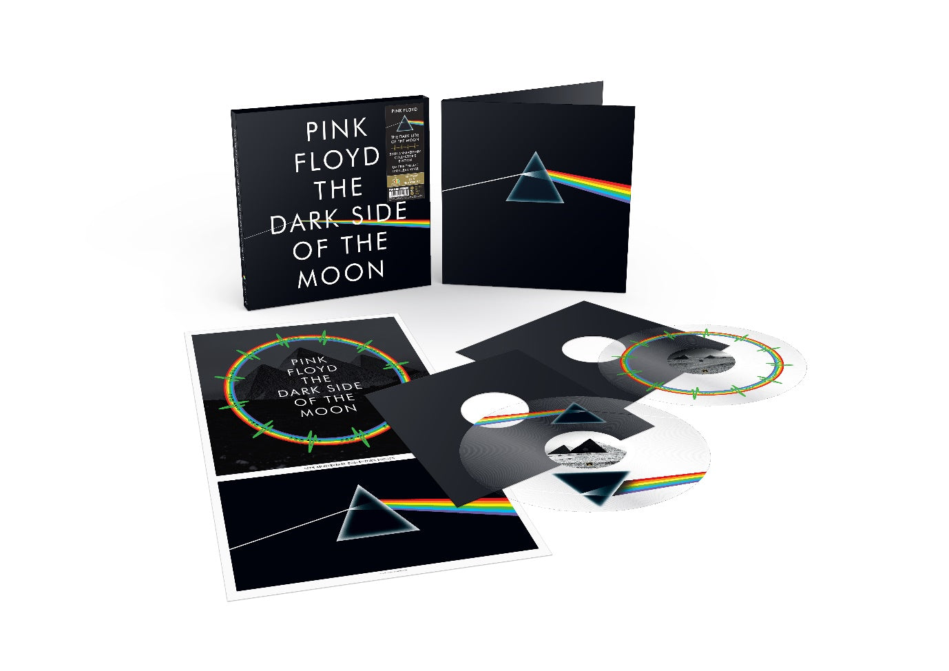 Pink Floyd- The Dark Side Of The Moon (50th Anniv) [2024 Remaster] (2LP UV Printed Clear Vinyl Collector's Ed)