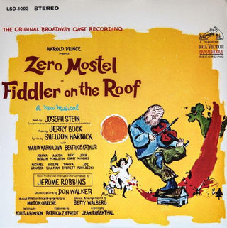 Fiddler On The Roof Original Broadway Cast Recording (2015 Analog Spark Reissue)