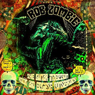 Rob Zombie- The Lunar Injection Kool Aid Conspiracy (Blue & Green Swirl W/ Blue & Black Splatter)(Sealed)