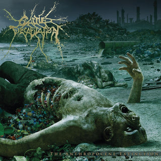 Cattle Decapitation- The Anthropocene Extinction (Green W/ Black Smoke)