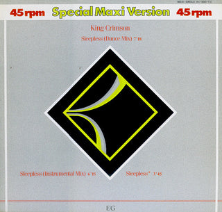King Crimson- Sleepless (Dance Mix)(12")(German Press)