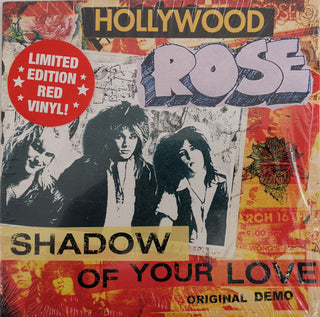 Hollywood Rose- Shadow Of Your Love (Red Vinyl w/ Patch)(Sealed)