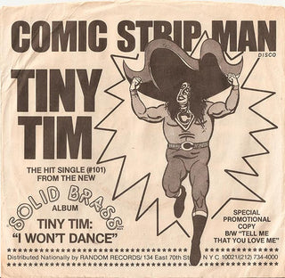 Tiny Tim- Comic Strip Man (Biff, Bam, Slam)(Signed)