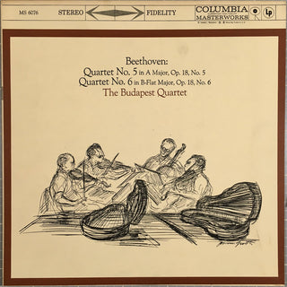 Beethoven- Quartet No. 5 In A Major, Op. 18, No. 5/ Quartet No. 6 In B-flat major, Op.18, No. 6 (Budapest String Quartet)