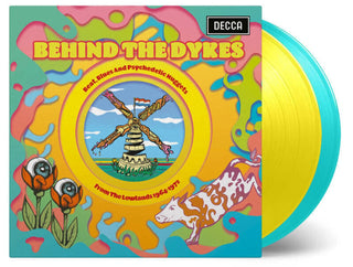 Various- Behind The Dykes: Beats, Blues, And Psychedelic Nuggets From The Lowlands 1964-1972 (1X Yellow/ 1X Turquoise)(Numbered)