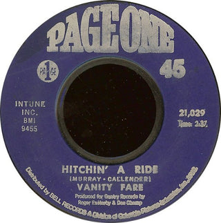 Vanity Fair- Hitchin' A Ride/ Man Child