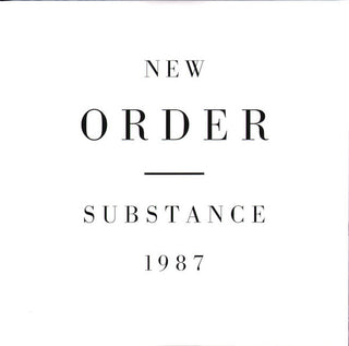 New Order- Substance (1X Red Translucent/ 1X Blue Translucent)(Sealed)
