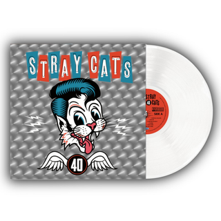Stray Cats- 40 (White Vinyl) (PREORDER)