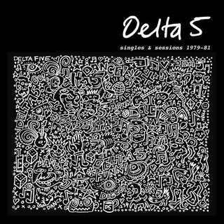 Delta 5- Singles Sessions 1979-81 (Clear W/ Black & White Splatter)