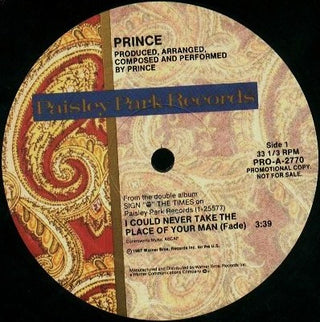 Prince- I Could Never Take The Place Of Your Man (12")(Promo)