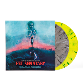 Pet Cemetery Soundtrack (1x Black & White Marble/ 1X Yellow W/ Green Marble (Church Variant)