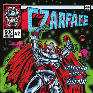 Czarface- Every Hero Needs A Villain (Red Inside Clear W/ Black & Blue Splatter)(Newbury Comics Exclusive)(Sealed)