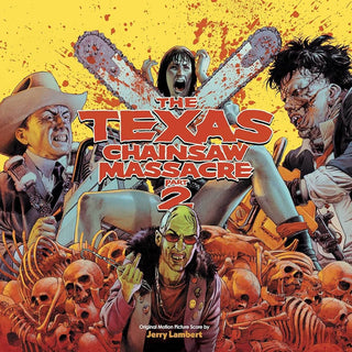 Texas Chainsaw Massacre Part 2 Soundtrack (1X Clear Translucent With Red, White, And Black Smoke/ 1X Purple And White Swirl)(Sealed)