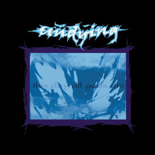 Undying- The Day All Gods Die (Cyan Blue Blob in Electric Blue W/ Neon Violet Splatter)