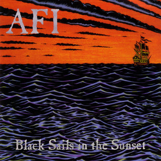 AFI- Black Sails In The Sunset (2014 Grey Marbled Press)