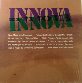 Griffin/Lambrecht/Rhodes- New Music From Minnesota (Sealed)