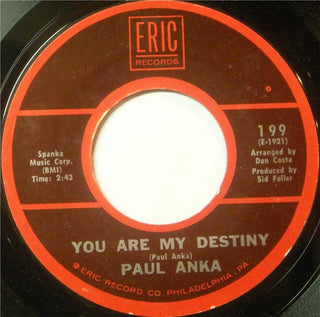 Paul Anka- You Are My Destiny/ Let The Bells Keep Ringing
