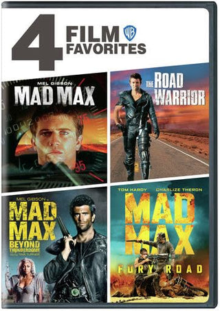 4 Film Favorites: Mad Max, The Road Warrior, Mad Max Beyond Thunderdome and Mad Max Fury Road