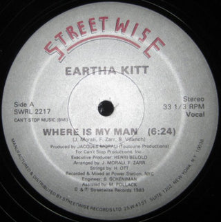Eartha Kitt- Where Is My Man (12")