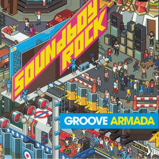 Groove Armada- Soundboy Rock (1X Neon Pink/ 1X Yellow)