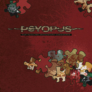 Psyopus- Our Puzzling Encounters Considered (Gold Transparent/ Ultra Clear W/ Red Splatter Split)
