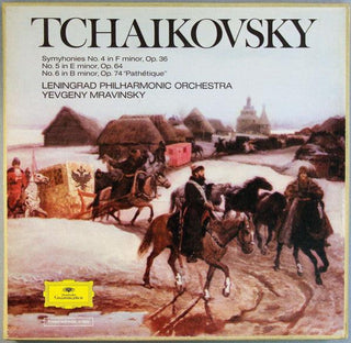 Tchaikovsky- Symphonies Nos. 4, 5, & 6 (Yevgeny Mravinsky, Conductor)(Sealed)