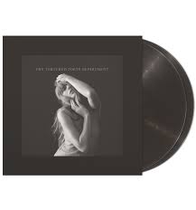 Taylor Swift- The Tortured Poets Department (Ink Black 2LP) (Black Dog Ed) (Indie/D2C Exclusive) (DAMAGED)