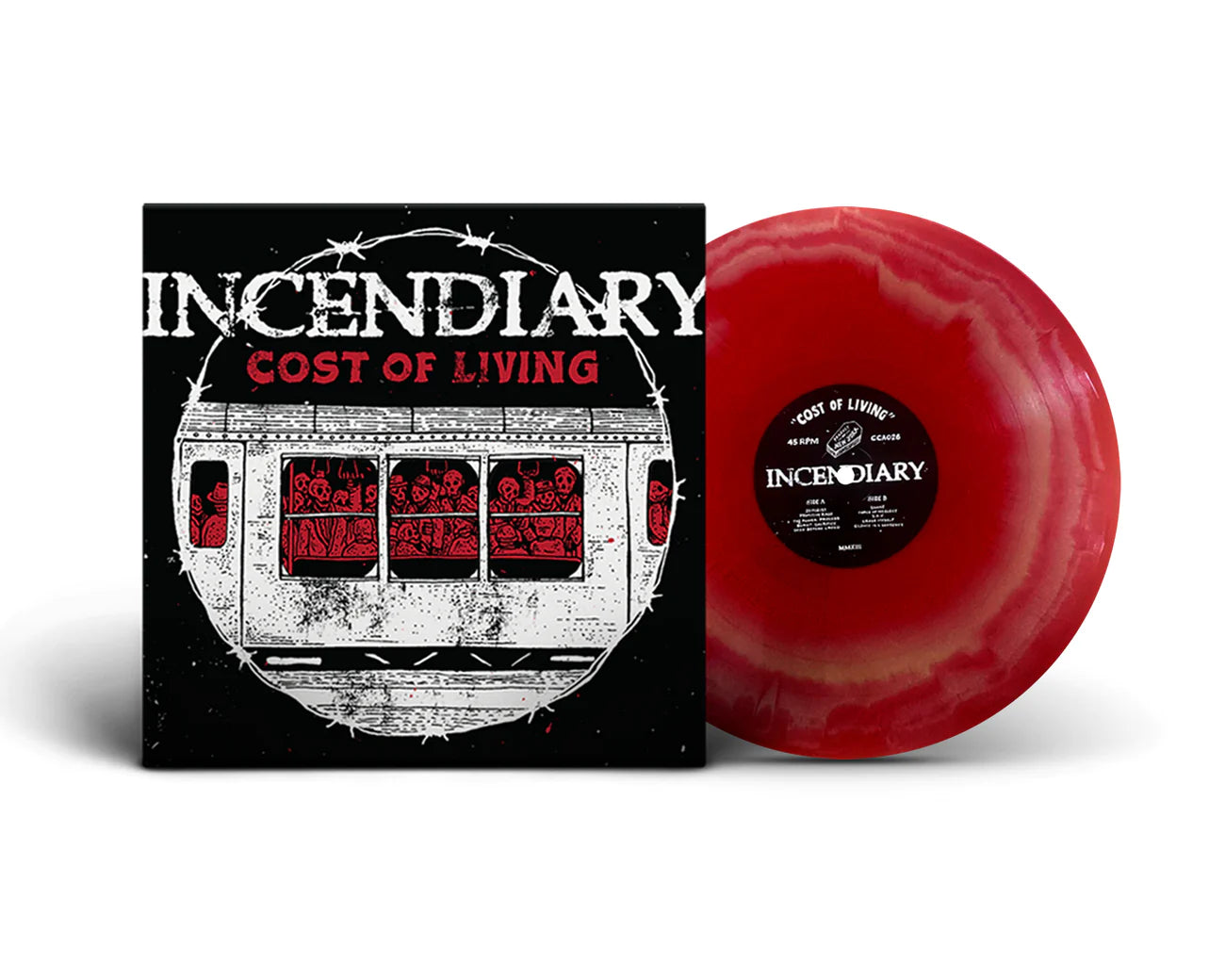 Incendiary- Cost Of Living (Metallic Gold/Red Mix)