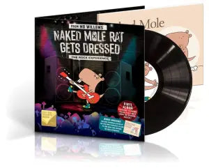 Mo Willems' Naked Mole Rat Gets Dressed Book + Vinyl Album