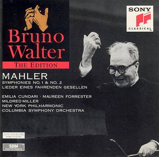 Mahler (New York Philharmonic,Columbia Symphony Orchestra,Bruno Walter)- Symphonies Nos. 1, 2 / Lieder eines fahrenden Gesellen (2CD)
